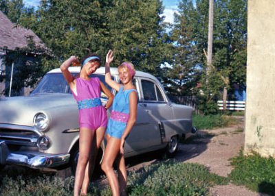 Faye and Linda - 1963