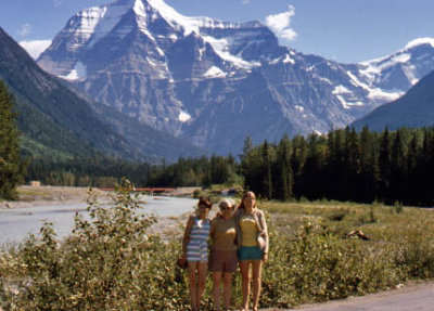 Mount Robson 1971- Faye, Mother and Jeannie
