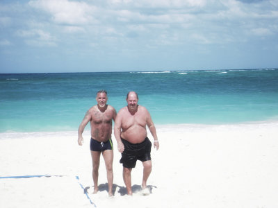 2009 - Ken & John after the waves