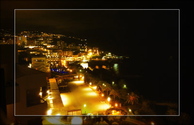 2009 - Baia Azul Hotel - View from balcony at night