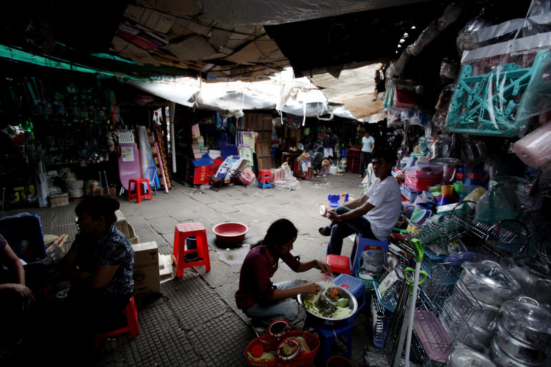 Phonm Penh - central market