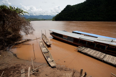 Luang Prabang area - small village on the Mekong