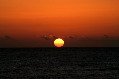 North Lanzarote - sunset on the ocean