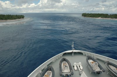 Passe de Tiputa, Atoll de Rangiroa, Archipel des Iles des Tuamotu