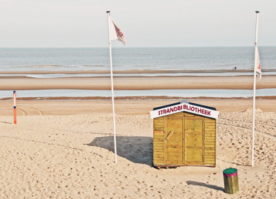 Bibliothque de la plage