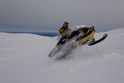 Snowmachining