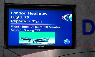 Fond Farewell at Heathrow