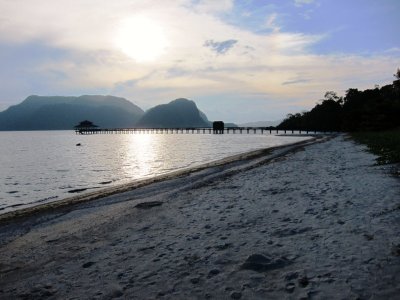 Private beach at Westin Resort & Spa