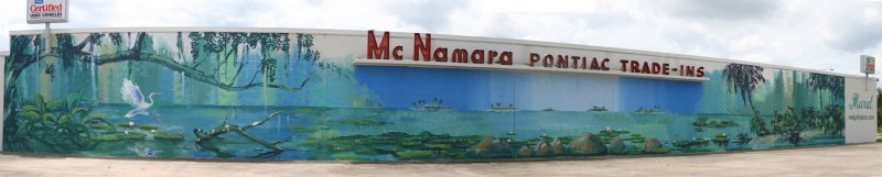 McNamara Pontiac Mural in Orlando, FL