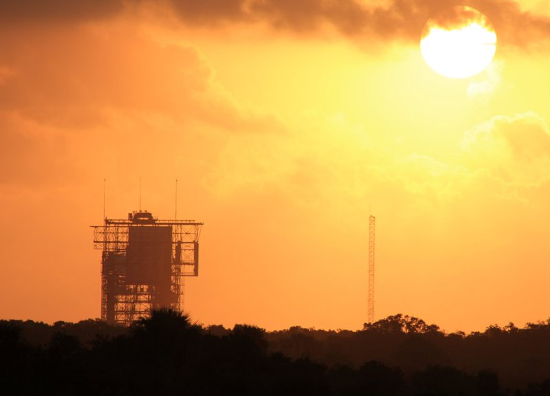 Sunrise Over Launch Pad 17A/B, Cape Canaveral Air Force Station
