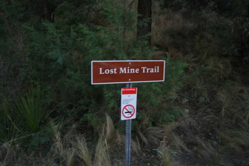 Lost Mine Trail, BBNP