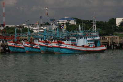 Fishing boats at Ban Phe