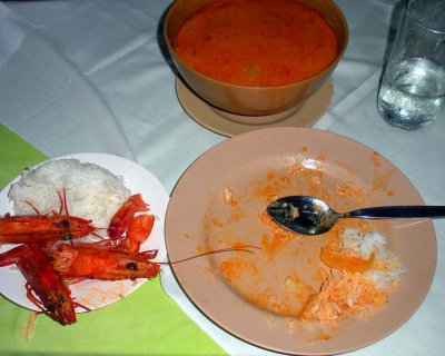 River Prawn in Curry - delicious!