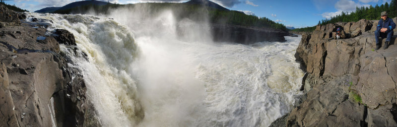 Big Kureika waterfall