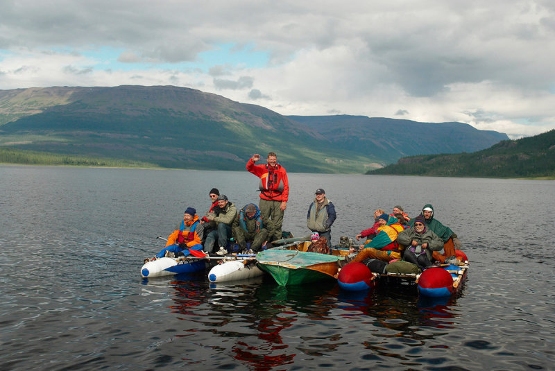 The world is really small. I've met my friend on Dyupkun lake