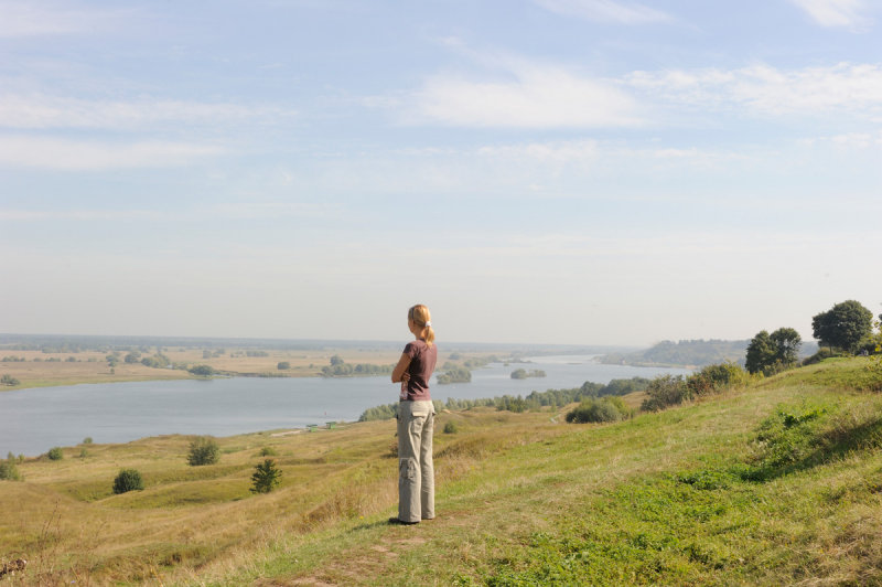 Oka river near Konstantinovo village