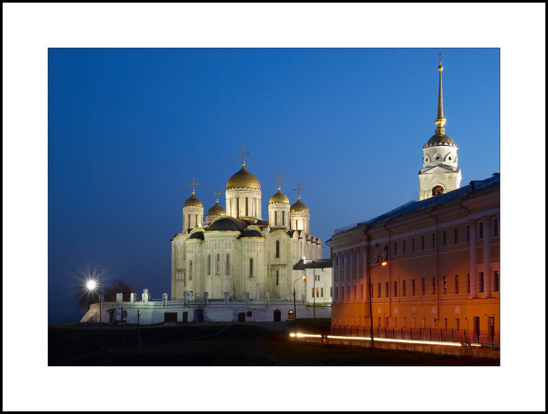 Vladimir, Uspenskiy (Assumption) cathedral 1160 and the belltower 1810