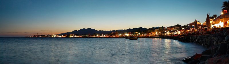 winter evening in Dahab, Egypt