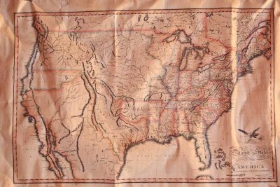 Map of The United States circa 1840
