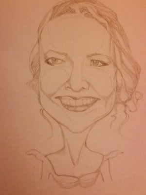 Amanda Seyfried caricature