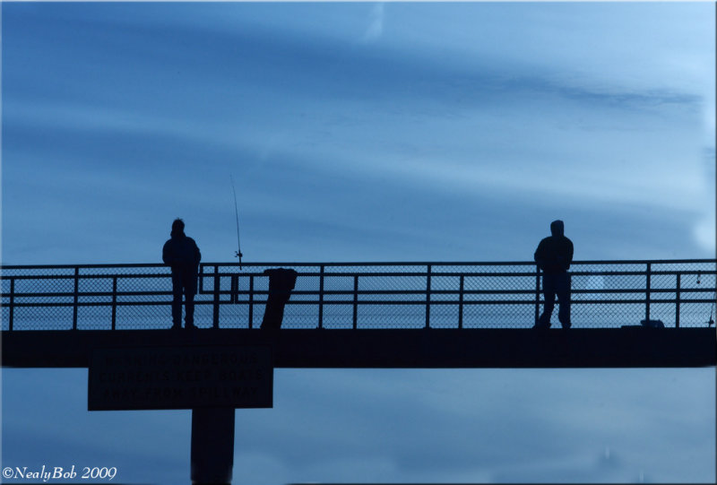 Fishing On The Spillway March 5