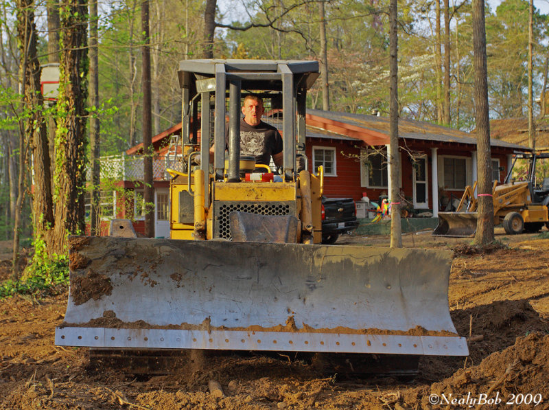 Playing On His BullDozer March 25