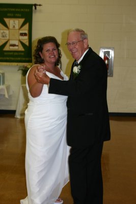 Monica and Ralph, bride and father dance