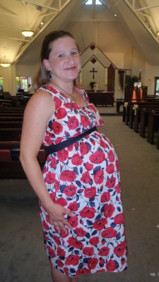 Rev Jessie, the day before Noah Wesley was born