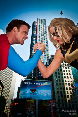 Superman and Ms. Marvel