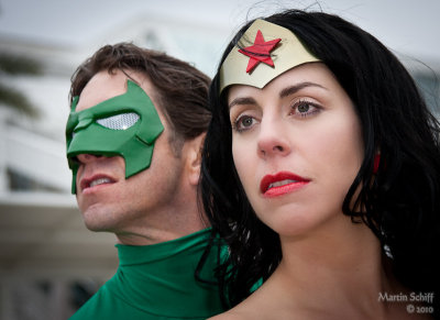 Green Lantern and Wonder Woman