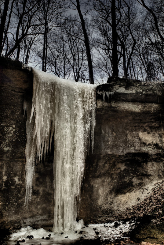 Ice falls