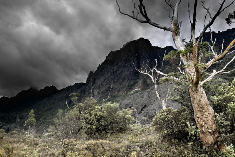 stormy weather over Cradle Mt