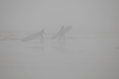 Tofino Long Beach dans la brume