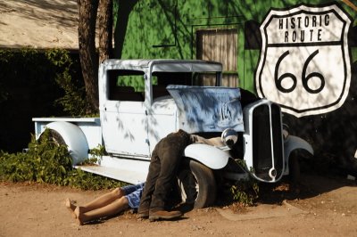 Seligman, Bonnie and Clyde Route 66, Arizona