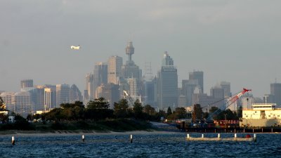 Sydney City from Botany Bay