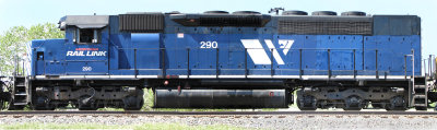 MRL SDP40-2XR #290 (8354 x 2493)