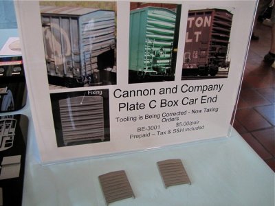 New Cannon & Co. Plate C Box Car End
