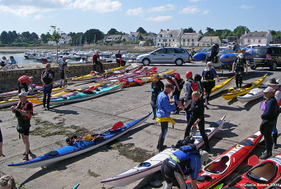 first paddling day