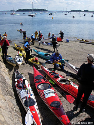 first paddling day