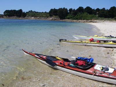 our boats on the beach