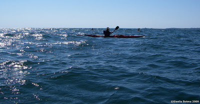 an open water crossing of 21 km