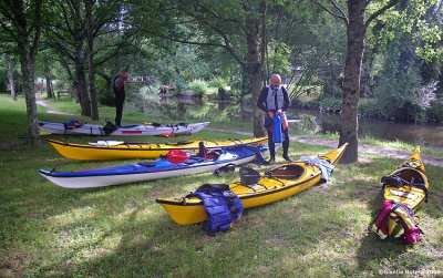 last paddling day leaving the parc of Muzilac