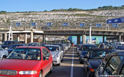 Waiting for the ferry at Dover