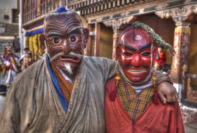 Clowns - Trongsa Festival