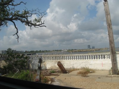 Pilings, West End restaurant area, NOLA, May 2009