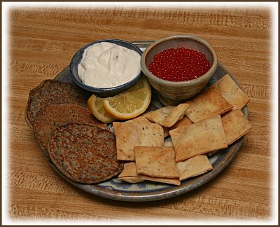 Trout Caviar Platter