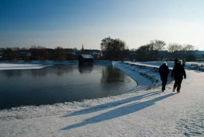 Frozen Stowe Pool