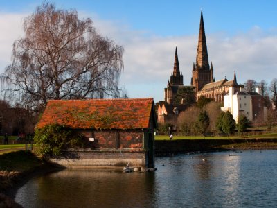 Boathouse and Cathedral