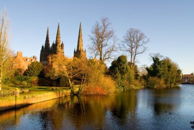 Minster pool from the bridge