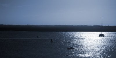 catamaran in the sun